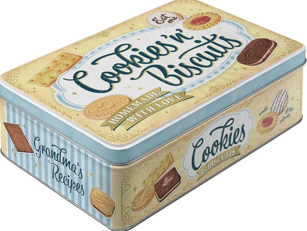 Cookie Tin Biscuits: Classic Storage for Fresh and Delicious Treats