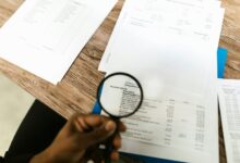 account numbers and names listed